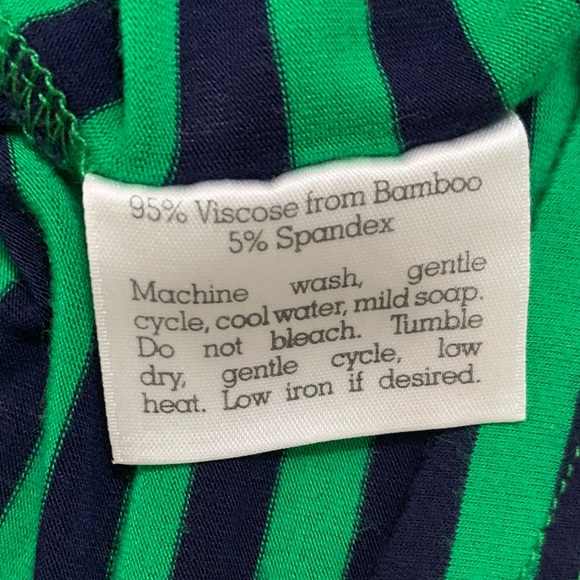 Yala Striped Green and Black‎ Midi Skirt - Picture 6 of 6